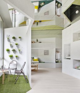 Apartamento de 36 m2 por Zooco Estudio en Casa Decor 2013