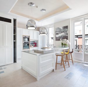 Cocina diseñada por Línea 3 para Casa Decor 2014, proyecto de Steven Littlehales galardonado con el Premio del Público