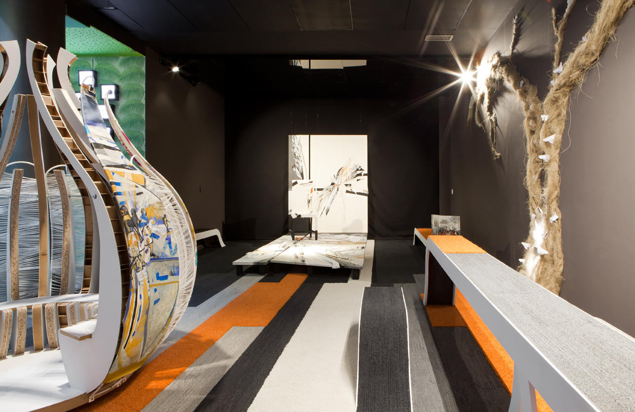 Espacio creativo de Mina Bringas, Guillermo Bellod y Marta Maldonado en Casa Decor 2015