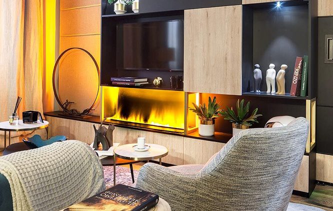 Chimeneas y estufas de diseño en Casa Decor 2018