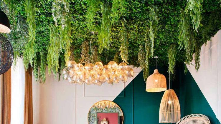 Techos decorados en Casa Decor 2019