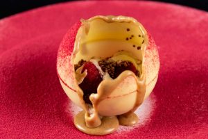 Esfera de chocolate que desaparece