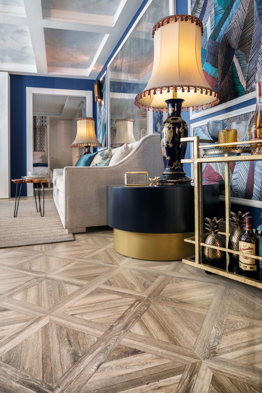 10 ideas vistas en Casa Decor para decorar los suelos con geometrías