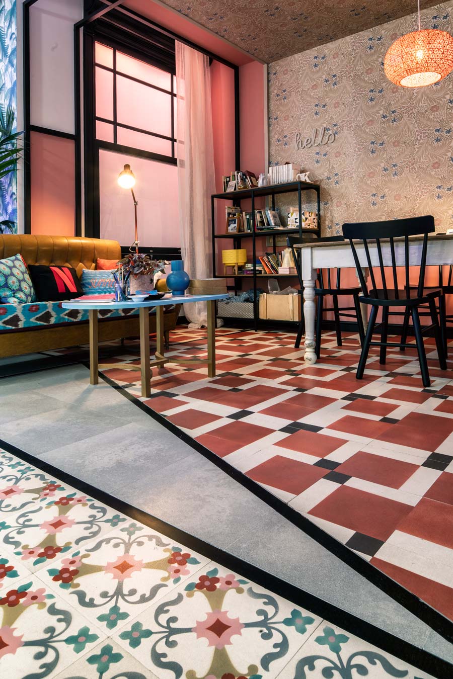 10 ideas vistas en Casa Decor para decorar los suelos con geometrías