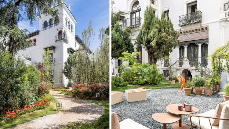 Así han cambiado los jardines del Palacio de la Trinidad en Casa Decor 2024