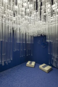 Espacio Universidad CEU San Pablo en Casa Decor, propuesta académica de arquitectura e interiorismo creada por estudiantes en exposición profesional.