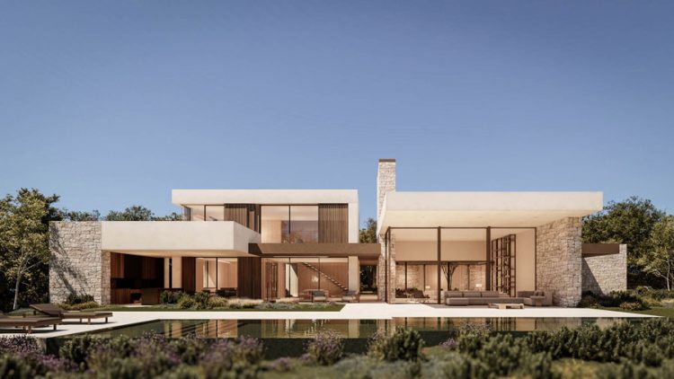 Una vivienda integrada en la sierra de Madrid con el sello del arquitecto Ramón Esteve