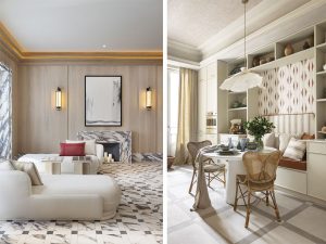 Suelos con patrones geométricos, tendencia en decoración este 2025