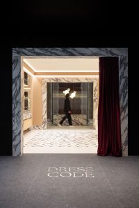 Segunda vida del proyecto Dress Code de Casa Decor en el showroom de Sapienstone en Italia bajo criterios de diseño circular