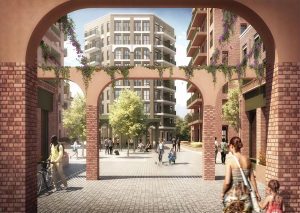 Proyecto residencial contemporáneo en Londres desarrollado por Take Point, con enfoque en arquitectura urbana y diseño de espacios