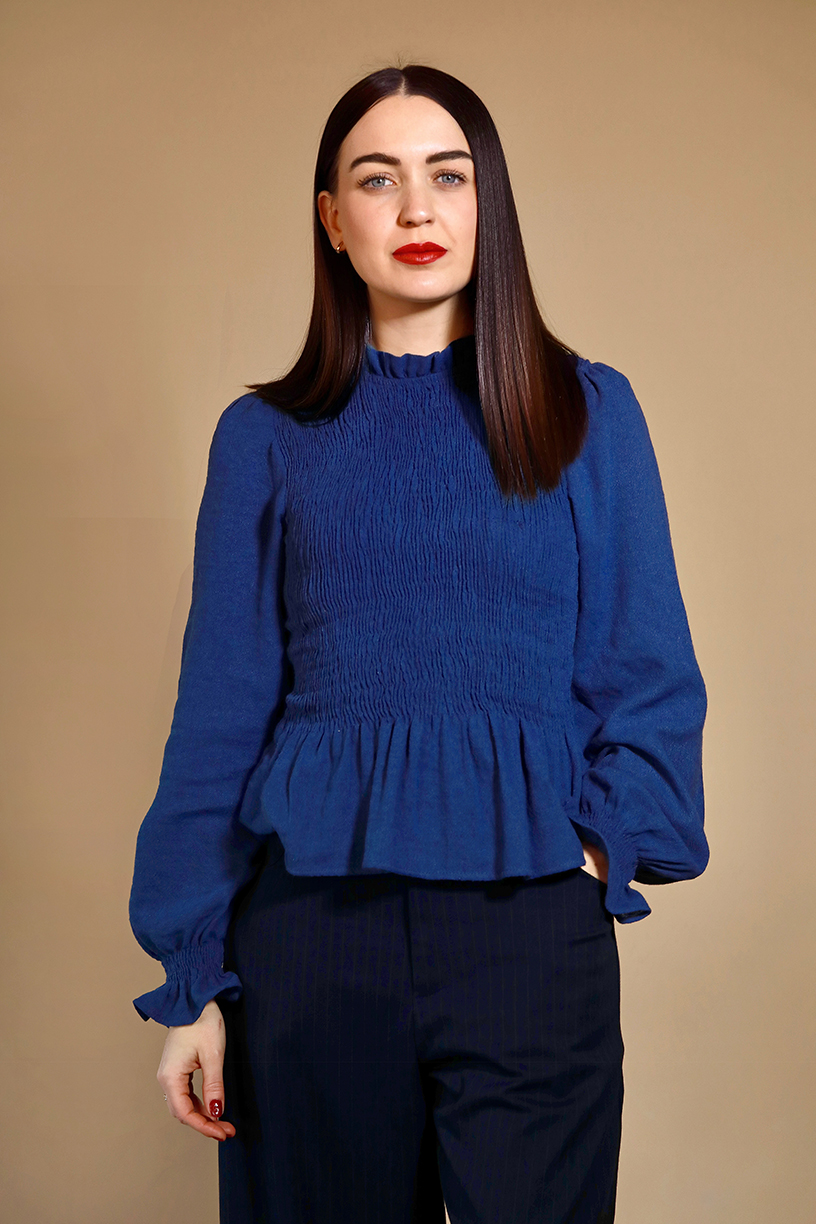 Ana Guillén, directora de arte de Sanrafael, participante en Casa Decor 2026 con el diseño de un vestidor que destaca la calidad de las puertas y carpinterías de la firma.