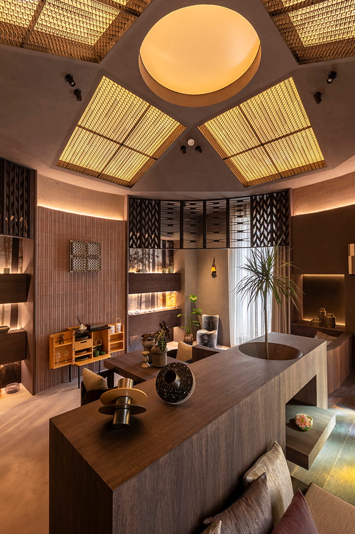 Espacio DEmark Thailand por Trimode Studio. Foto: Lupe Clemente