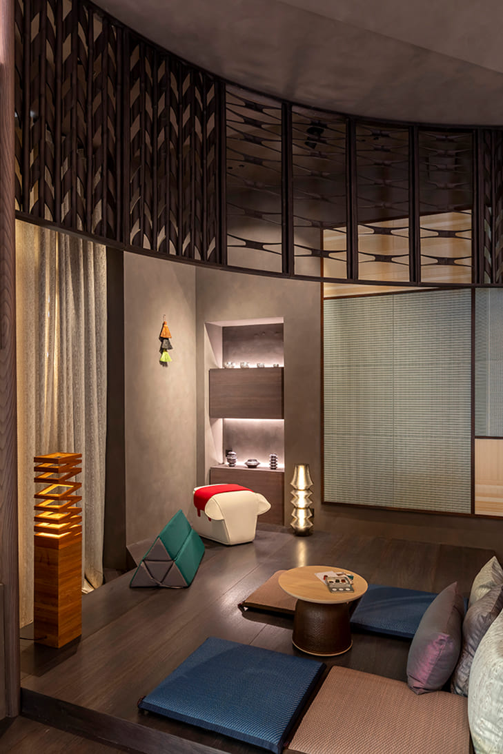 Espacio DEmark Thailand por Trimode Studio. Foto: Lupe Clemente