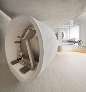 Espacio Technogym – Loft "SAND STONE Arquitectura para el cuerpo"