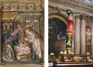 Restauración del retablo de San Nicolás de la Catedral de Soria y réplica del Cristo de Burgos por Talleres Granda