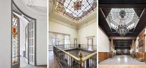 Vidrieras de Casa Maumejean en edificios históricos vinculados a Casa Decor